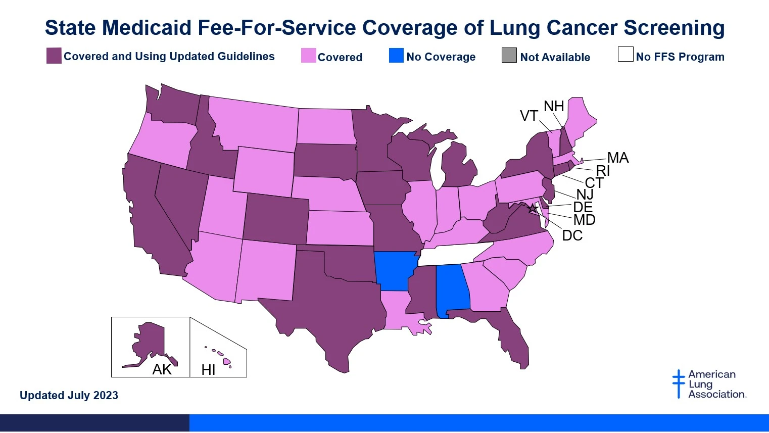 State Lung Cancer Screening Coverage Toolkit American Lung Association 9890